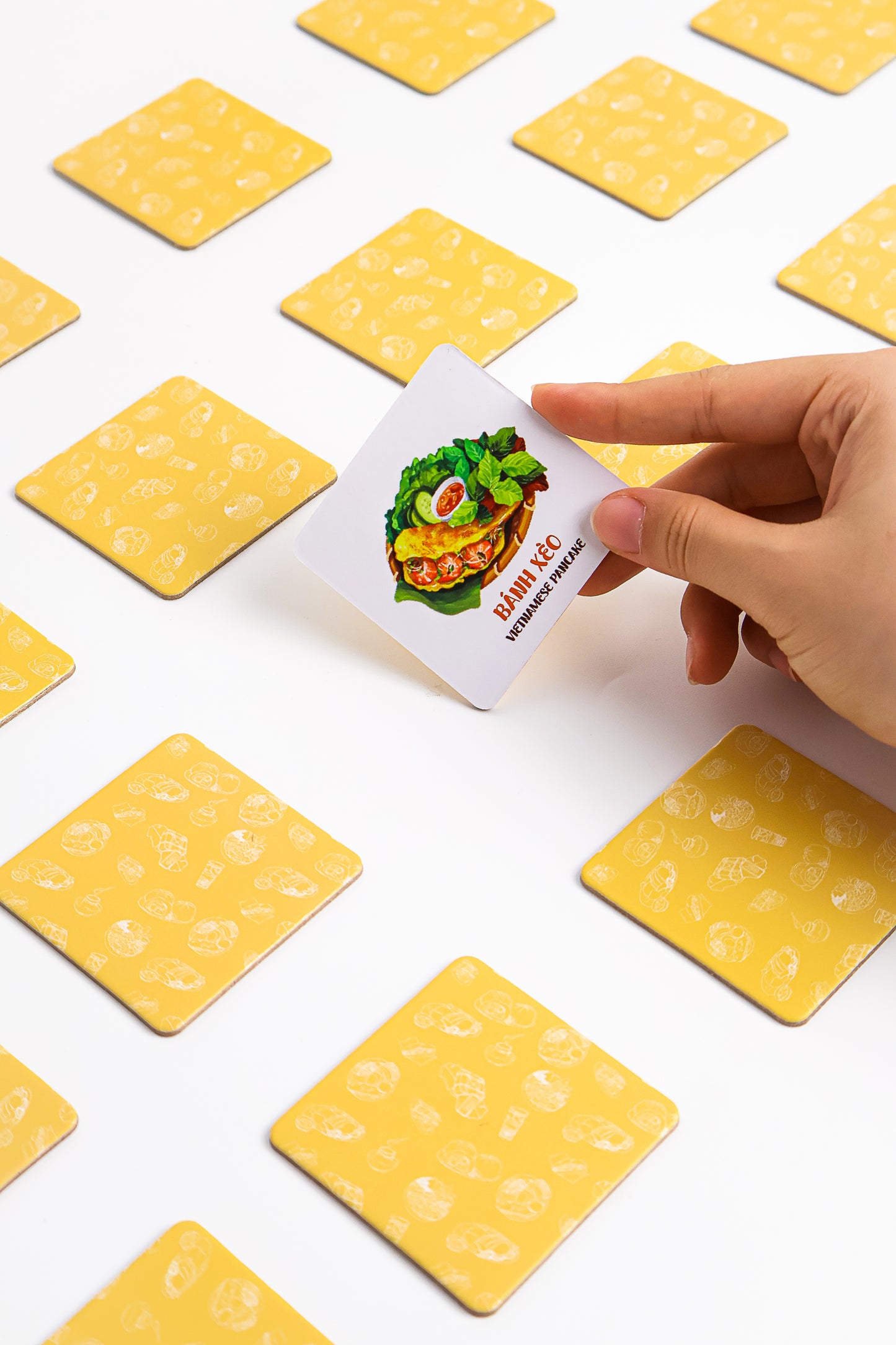 Bilingual Vietnamese Cuisine Memory Match Game| Learning Vietnamese Culture through Food and Game