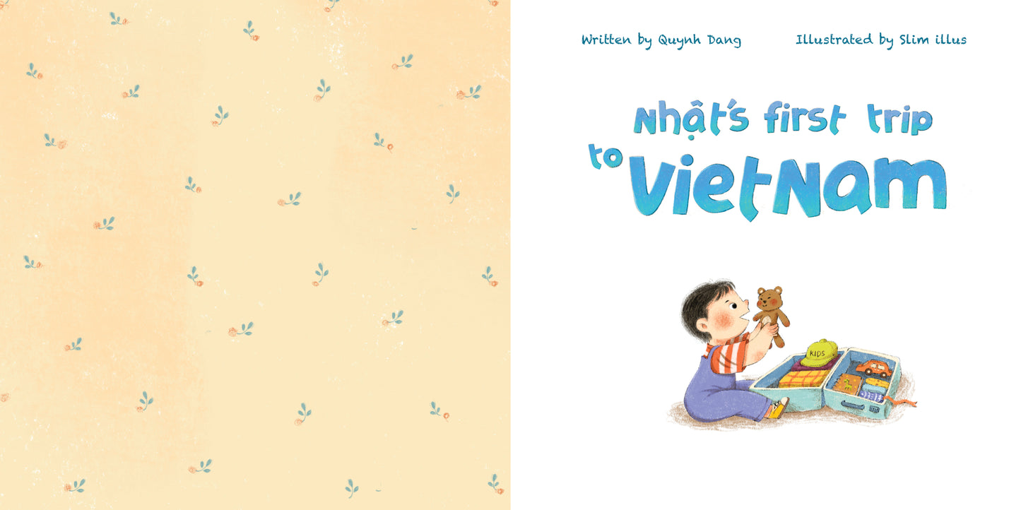 Sách song ngữ Việt-Anh [Nhat's first trip to Vietnam] Vietnamese English Bilingual Book