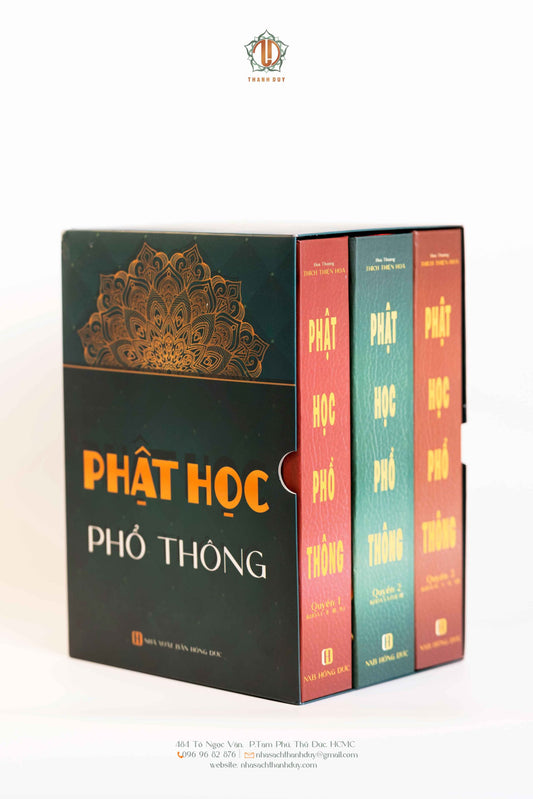 Bộ Phật Học Phổ Thông (Trọn bộ 3 quyển) Sách phật giáo