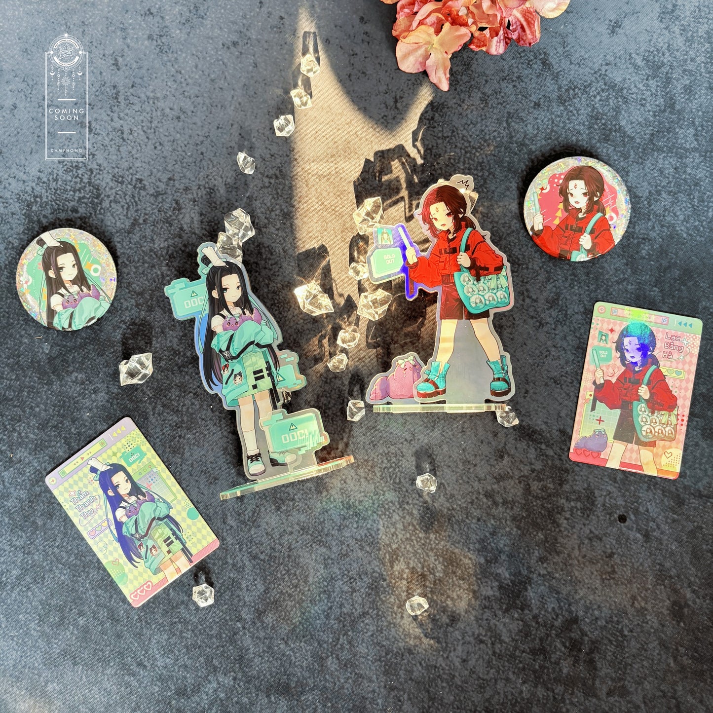 Cẩm Phong Land Series 2025 Damei Standee and Goods Collection