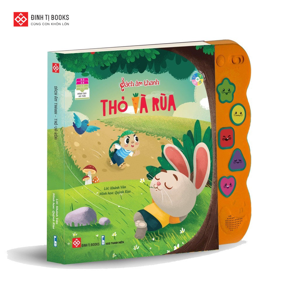  Sách âm thanh - Thỏ và Rùa Soundbook Rabbit and Turtle 