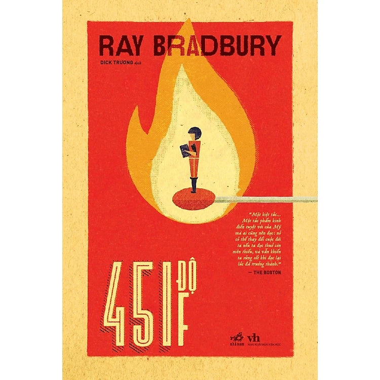 Sách 451 Độ F (Farenheit 451 Vietnamese version hard cover)