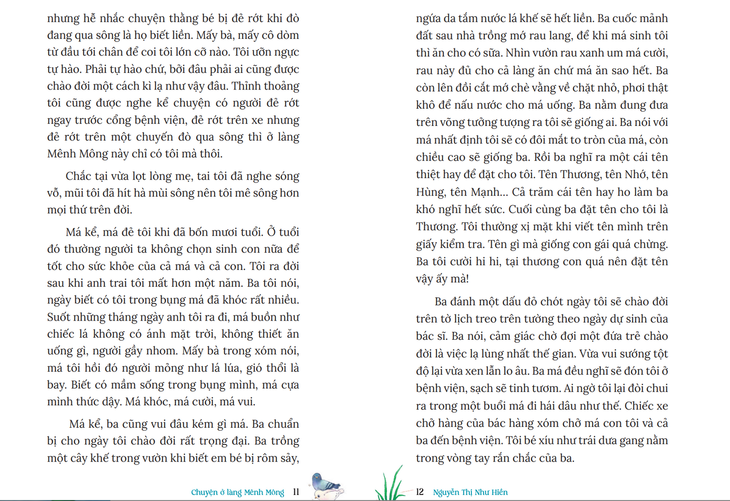 Chuyện ở làng Mênh Mông (Young adult fiction in Vietnamese language)