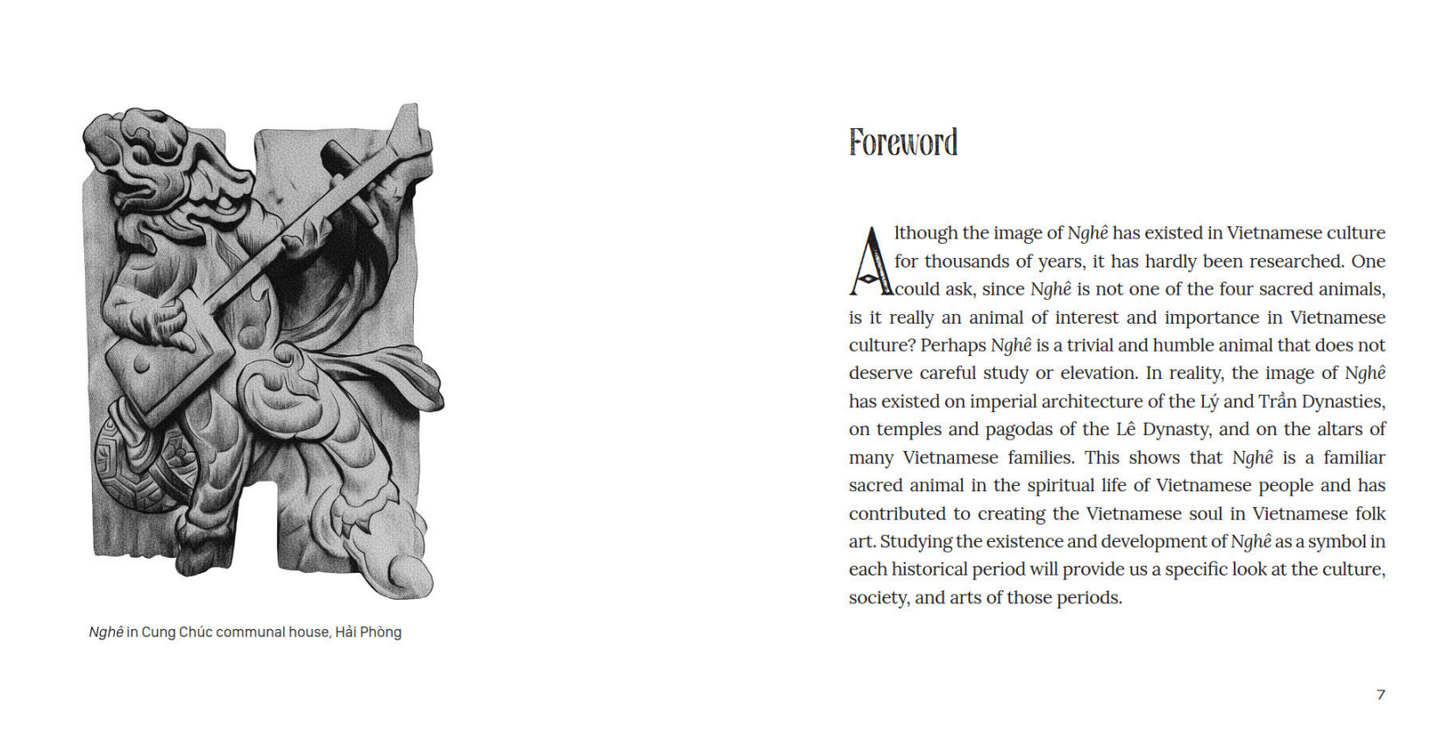 The quintessence of Vietnamese Nghê )(A book in English about Vietnamese mythical figure)