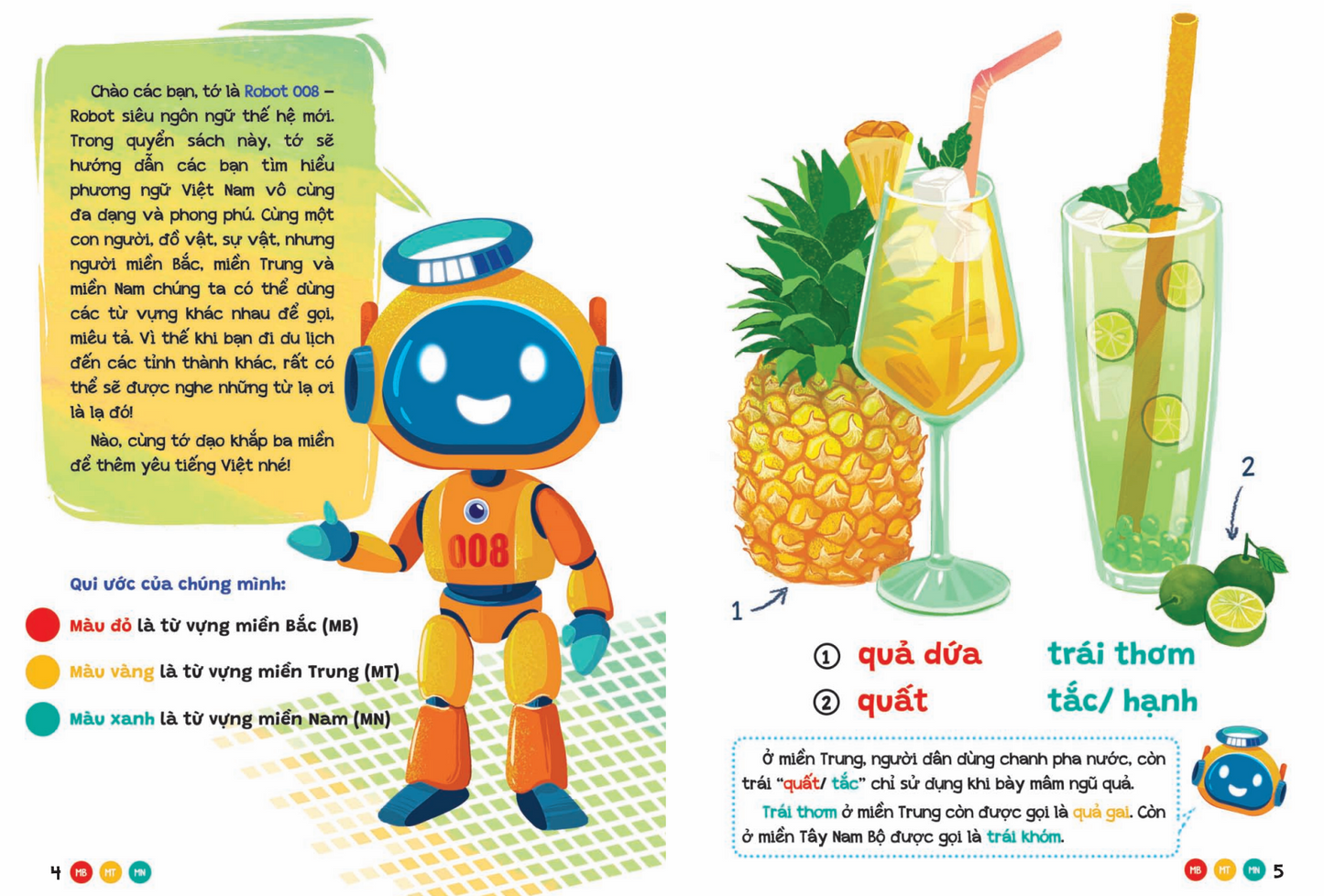 Combo Phương Ngữ Việt Nam 3 Cuốn Vietnamese Regional Dialects Set – 3 Books for Children