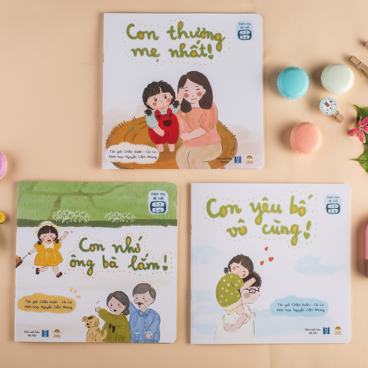 Set 3 Cuốn Sách Thơ Gia Đình Bé Bỏng