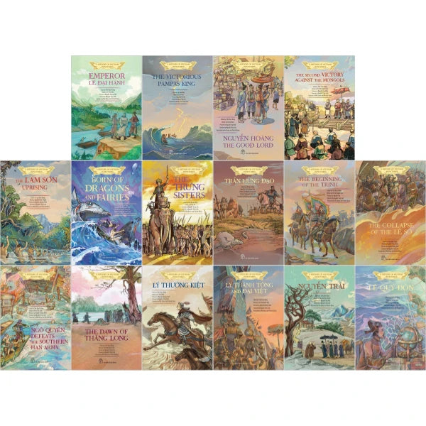 A History Of Vietnam In Pictures (Boxset of 16 Colored Picture Books in English)