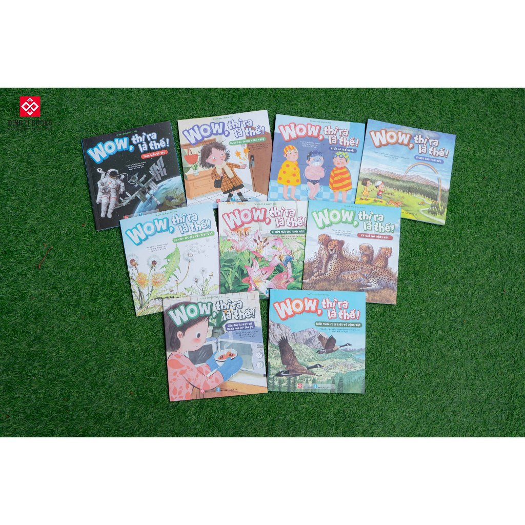 Wow Thì ra là thế Series! Khoa Học Trong Cuộc Sống Cho Bé Trọn bộ 9 cuốn 