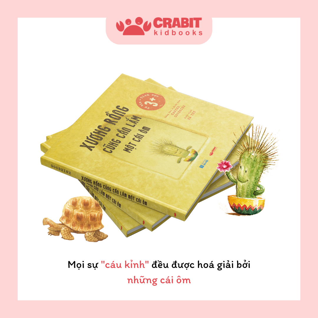 Combo 4 cuốn sách dạy trẻ về sự khác biệt| Combo 4 books that teach kids about being different (Xương rồng cũng cần lắm một cái ôm, Ôm tớ một cái đi mà, Cún nhà tớ tên Gấu, Vị khách tuyệt vời nhất trần đời)