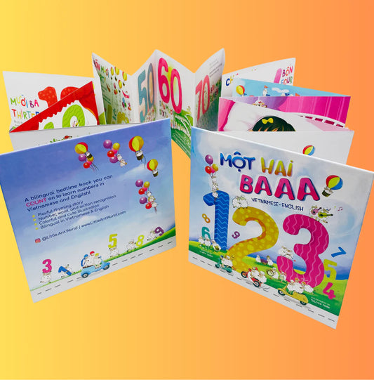 Mot, Hai, Baaa| Bilingual Counting Books for learning Vietnamese
