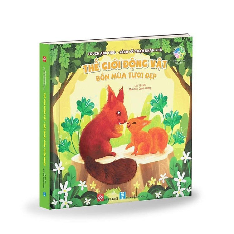 Touch & Feel Animal World Books (Vietnamese-English) |  Toddler Sensory Books 0-3 | Sờ Chạm Khám Phá Động Vật