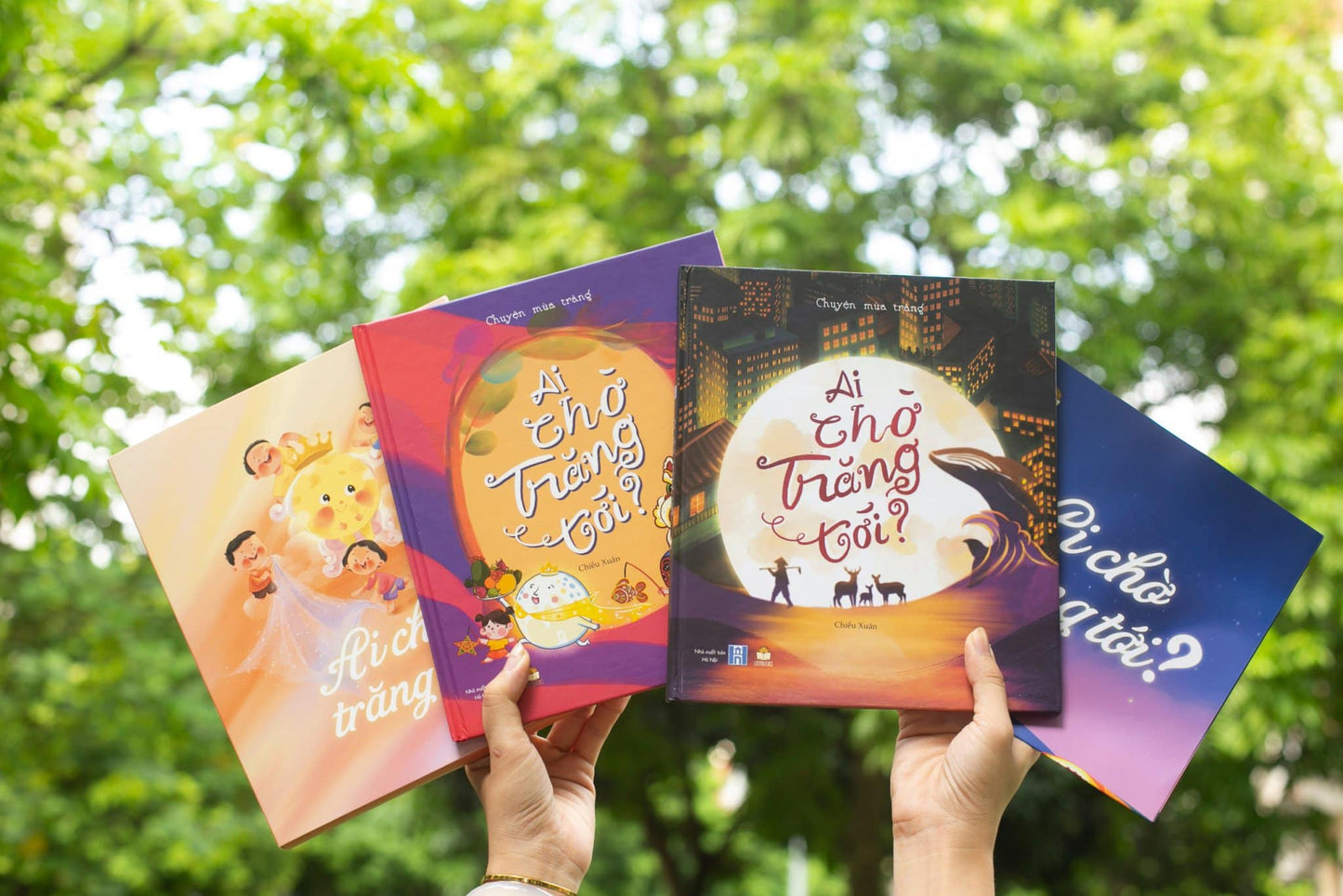 Combo 4 children books about full moon festival