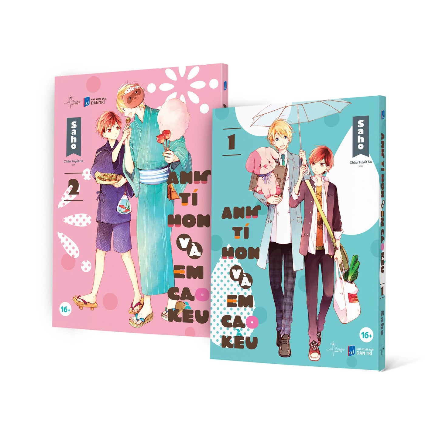 Bộ Manga - Anh Tí Hon Và Em Cao Kều - Tập 1 + Tập 2 (Bộ 2 Tập)