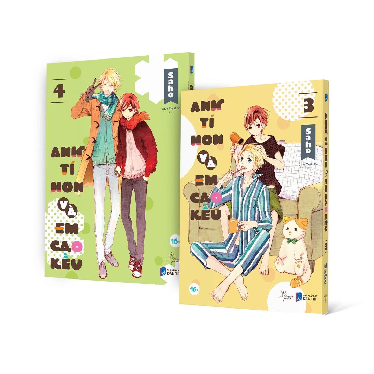 Bộ Manga - Anh Tí Hon Và Em Cao Kều - Tập 3 + Tập 4 (Bộ 2 Tập)