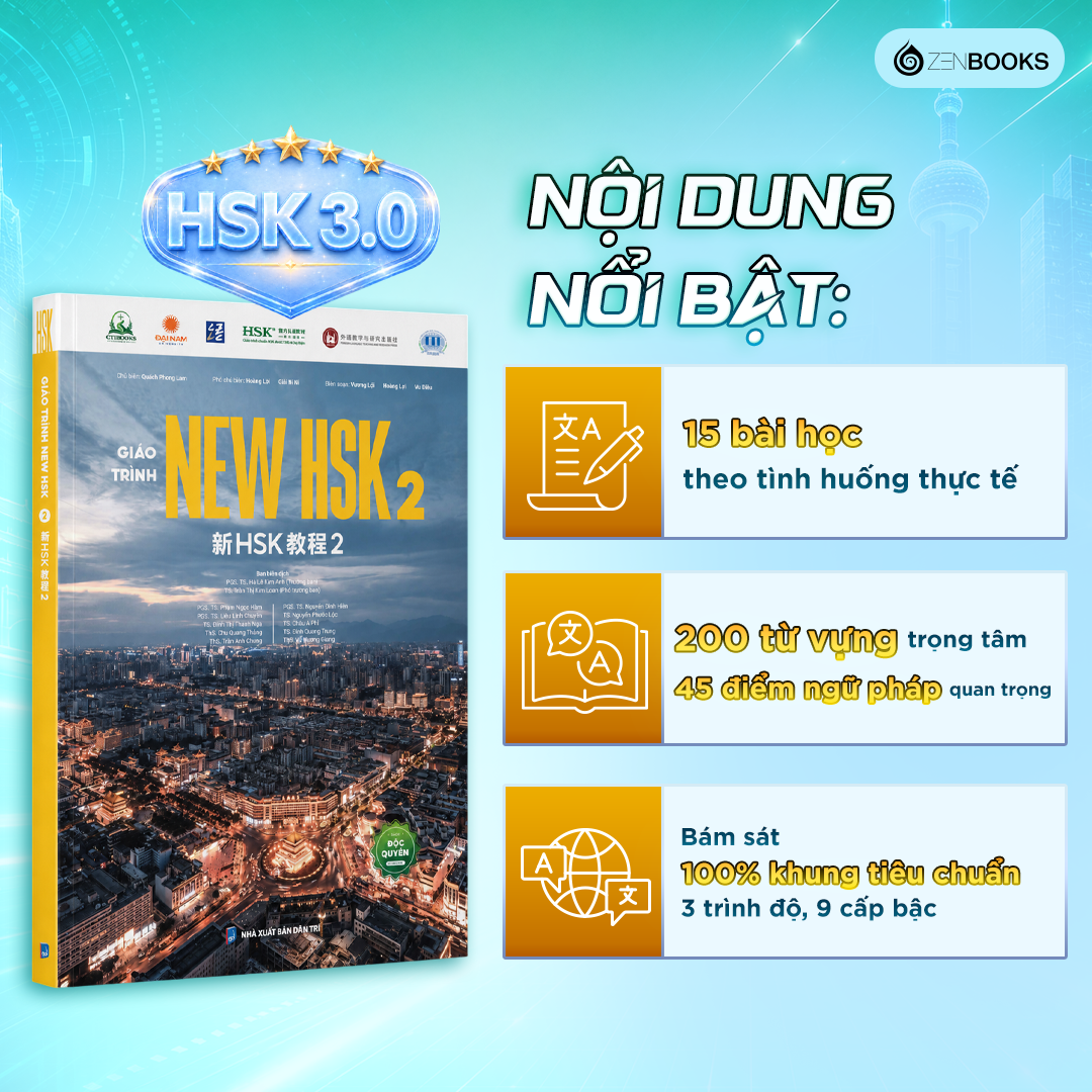 Combo Sách New HSK 3.0 - Giáo Trình Và Sổ Tay - Tự Học Tiếng Trung Đúng Từ Đầu Với Giáo Trình New HSK (Bộ 5 Cuốn)