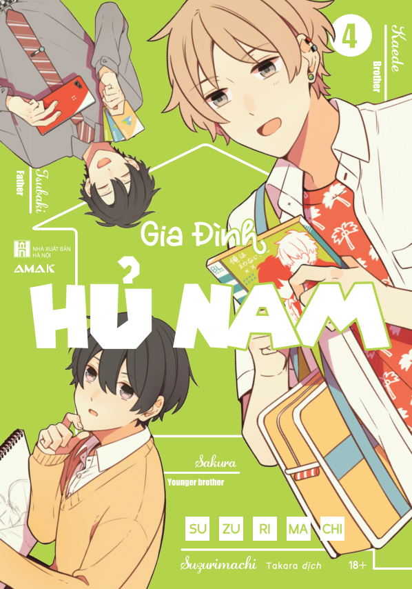 Combo Gia đình hủ nam (4 tập - Bản thường)