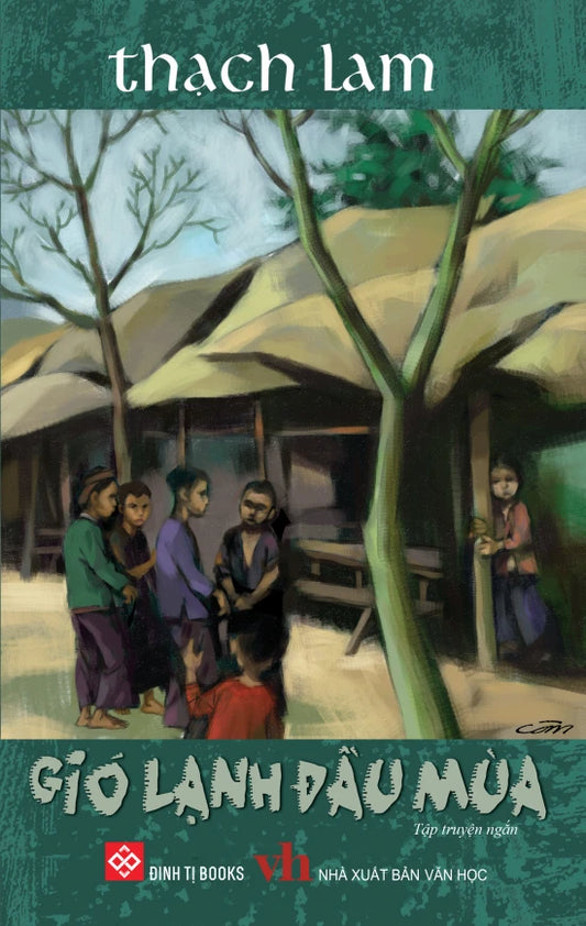Book cover of 'Gió Lạnh Đầu Mùa' by Thạch Lam with a village scene illustration.