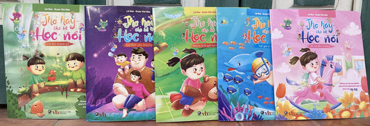 Combo 5 cuốn Thơ hay cho bé học nói (Short Vietnamese poems for children)