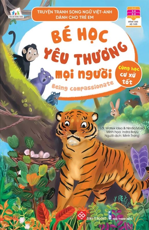 Truyện tranh song ngữ Việt-Anh dành cho trẻ em - Cùng học cư xử tốt - bộ 10 cuốn