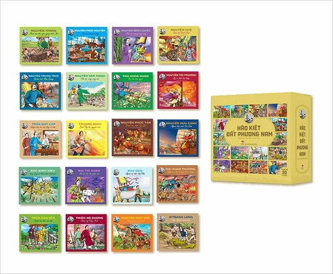 Boxset Hào Kiệt Đất Phương Nam | 20-Book Collection on Heroes of Southern VietnamBoxset Hào Kiệt Đất Phương Nam