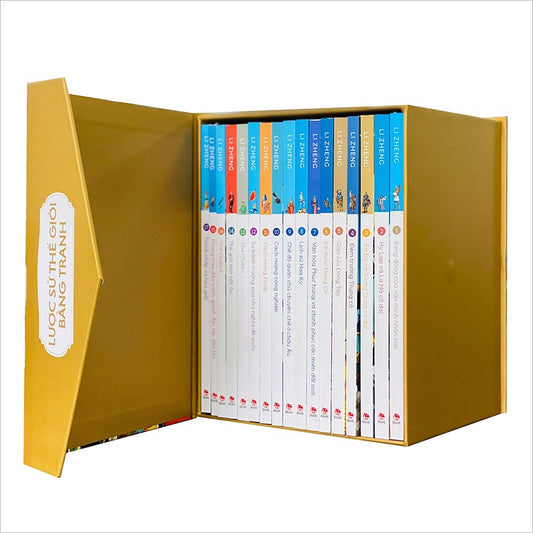 BOXSET LƯỢC SỬ THẾ GIỚI BẰNG TRANH (17 QUYỂN)