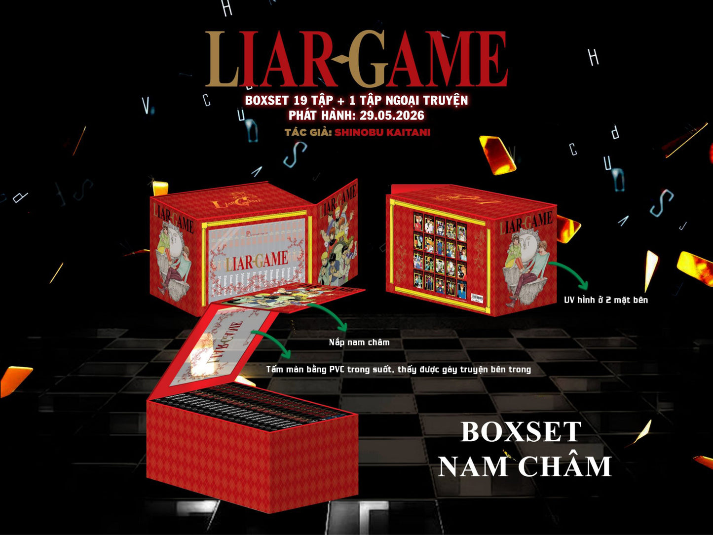 Boxset Manga - Liar Game: Tập 1 - 19 + Ngoại Truyện (Bộ 20 Tập)