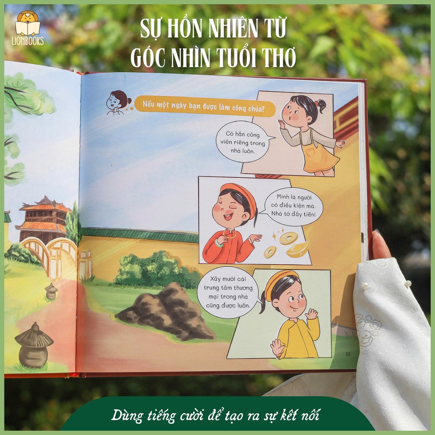 Cành Vàng Lá Ngọc - Nếu Bạn Là Công Chúa? | Vietnamese History Book for Kids 5+ | Funny History Hardcover