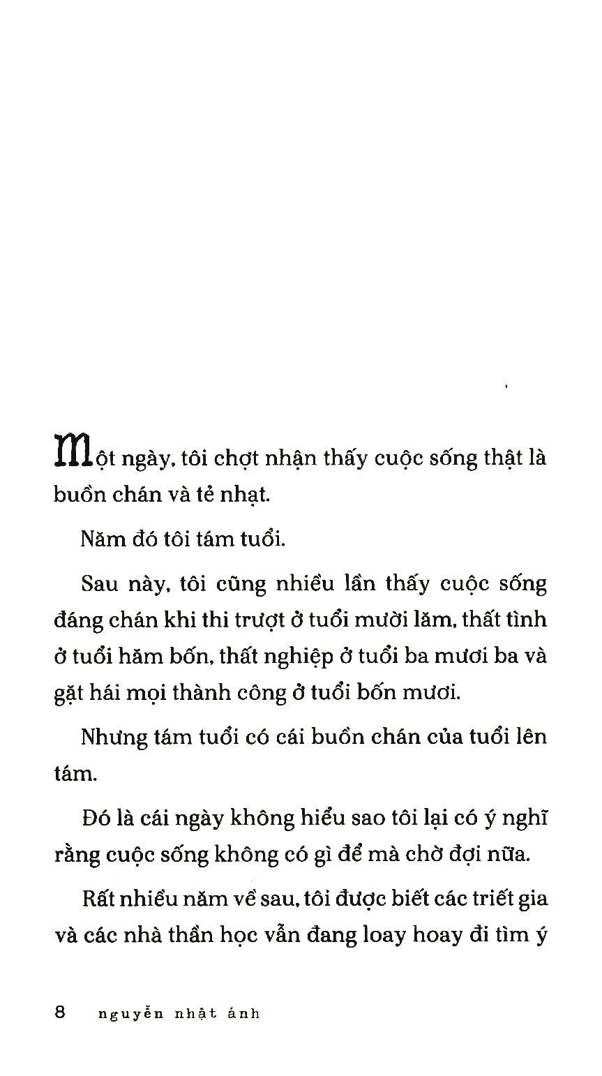 Cho tôi xin một vé đi tuổi thơ Nguyễn Nhật Ánh