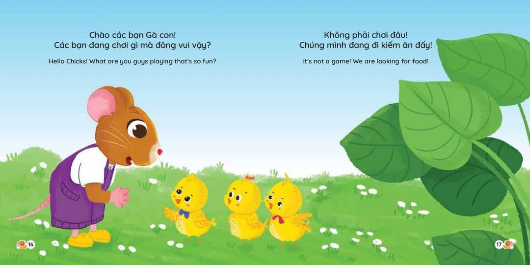 Series Ehon Song Ngữ 4 Cuốn - Chuột Bento Bé Nhỏ - Bilingual Vietnamese English Little Bento