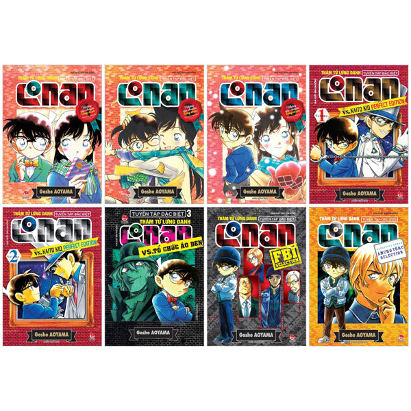 Combo Manga - Thám Tử Lừng Danh Conan - Tuyển Tập Đặc Biệt (Bộ 8 Cuốn)