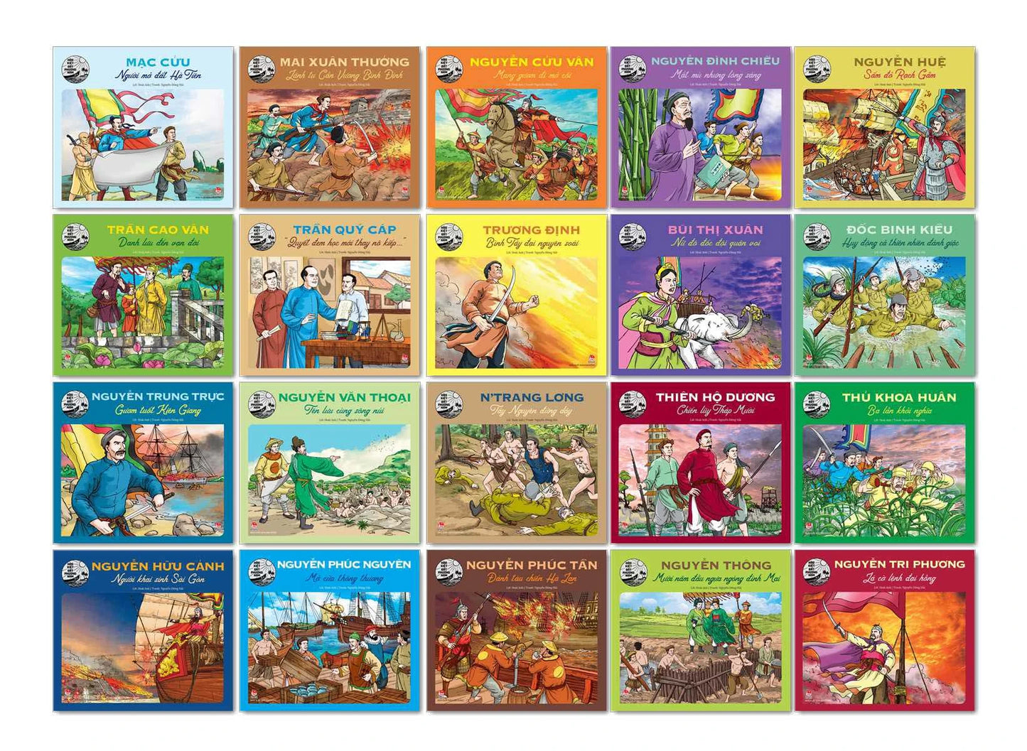 Boxset Hào kiệt đất phương Nam trọn bộ 20 cuốn (Tuyển tâp các danh nhân Miền Nam)