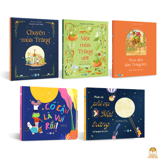 Combo sách trung thu 2026 A collection of Mid Autumn Festival Books for Kids - Truyện kể trung thu quà tặng ý nghĩa cho bé