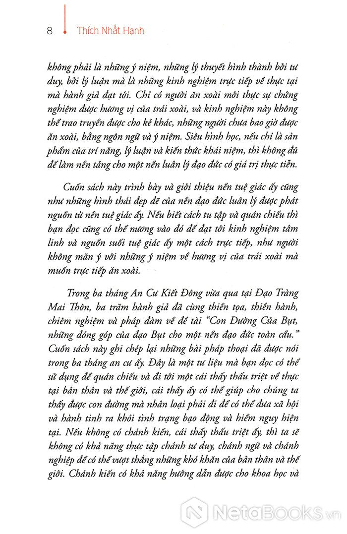 Hướng đi của đạo bụt cho hòa bình và sinh môi (The World we have) Thích Nhất Hạnh