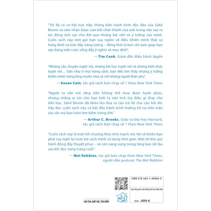 CUỘC SỐNG VIÊN MÃN KHÔNG CHỈ CẦN NHIỀU TIỀN