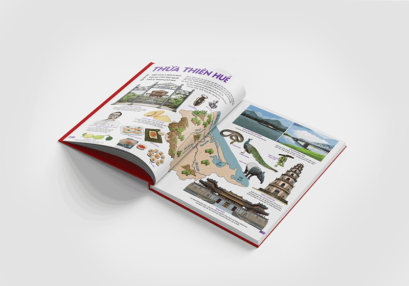 Picture Atlas Of Vietnam - The Land Of Charm - Đất Nước Gấm Hoa - Bìa Cứng (English Version)