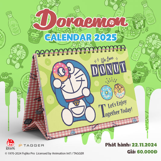 doraemon calendar 2025