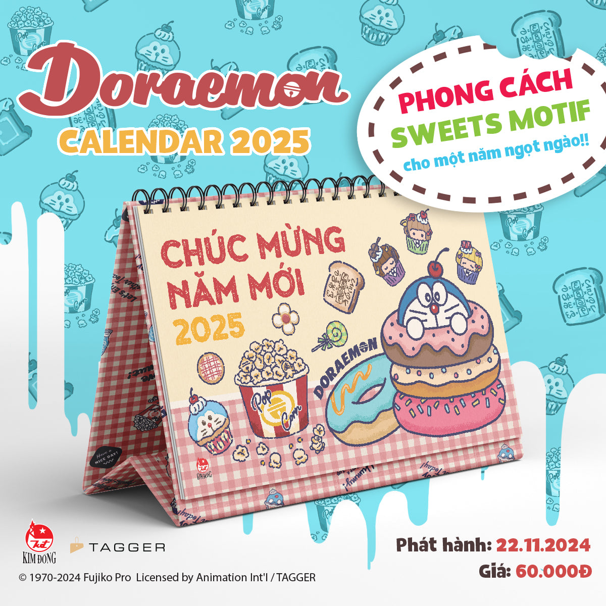 Doraemon Calendar 2025