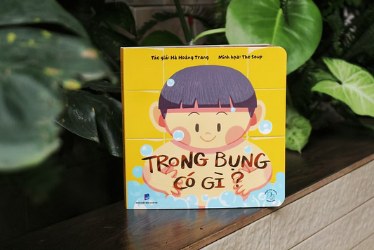 Trong Bụng Có Gì? – Vietnamese Pull-and-Slide Interactive Board Book for Toddlers