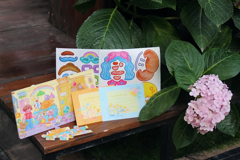 Combo 2 Picture Books about Family (Bố là Mẹ là) Sách tranh về gia đình tặng kèm Puzzle