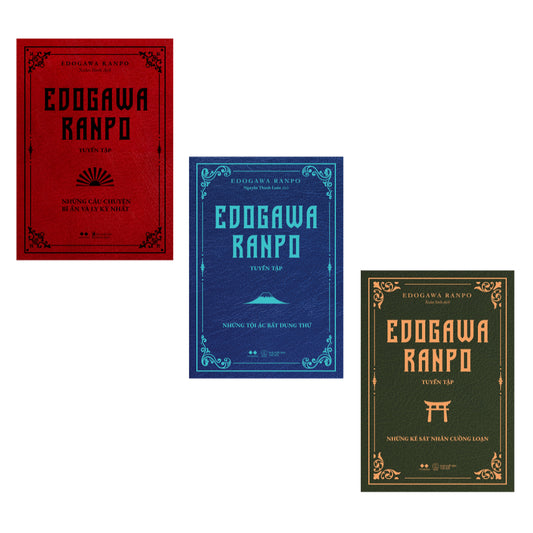 Tuyển tập Edogawa trọn bộ 3 cuốn Vivabook [Tuyển tập trinh thám edogawa ranpo]