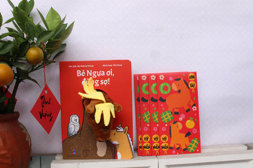 Bé Ngựa Ơi, Đừng Sợ! – Vietnamese Hand Puppet Board Book for Babies and Toddlers
