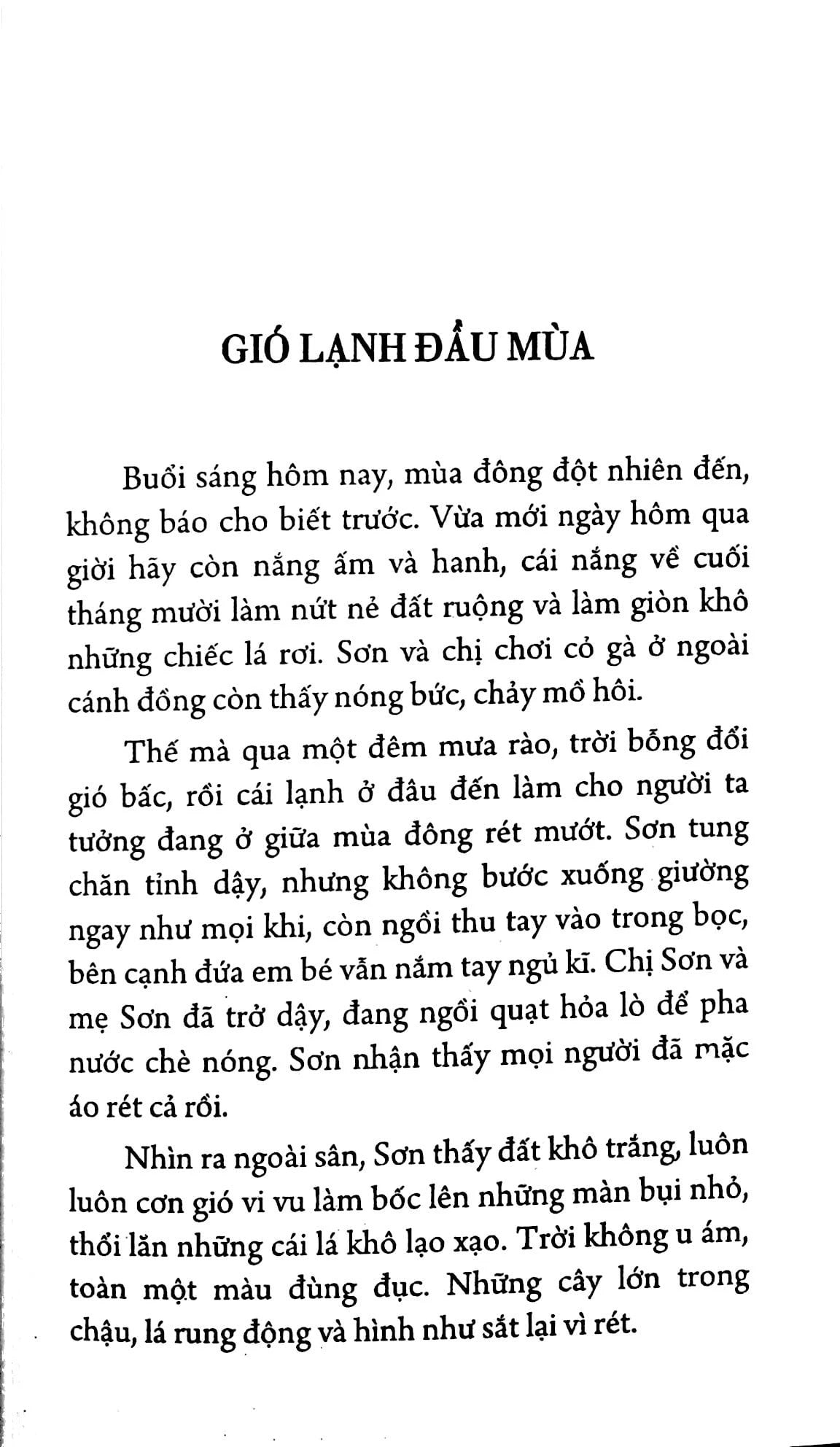 Gió Lạnh Đầu Mùa - Thạch Lam - Bìa Mềm