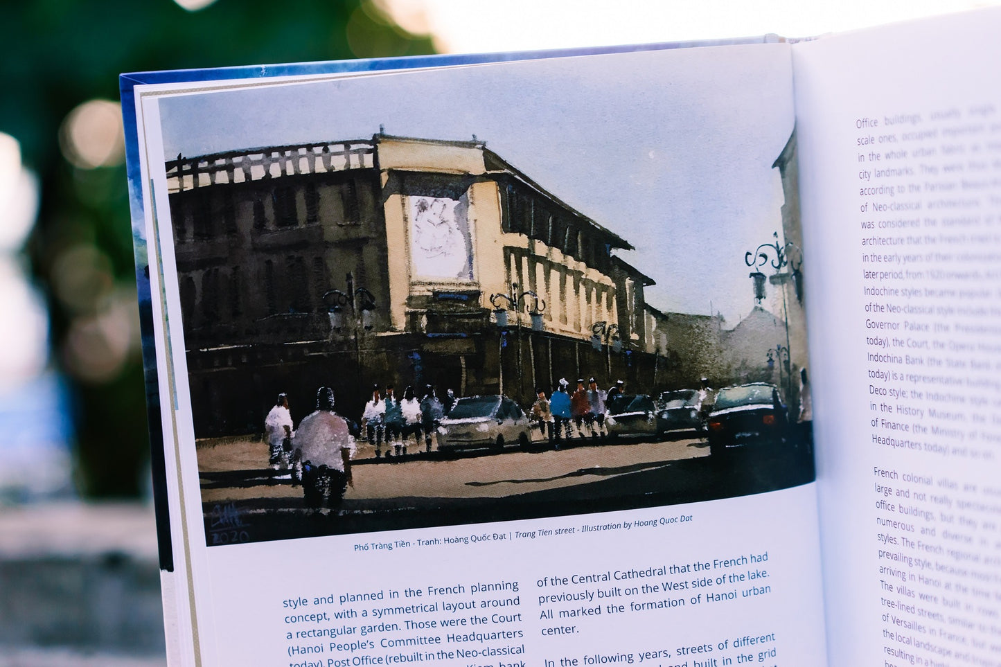 Phố Cổ Hà Nội - Kí Họa Và Hồi Ức (Hanoi's Old Quarter – Sketches And Memories) - Bilingual Artbook