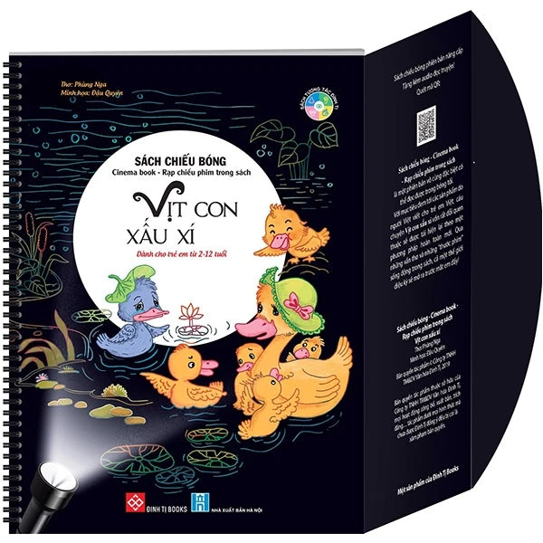 Bilingual Shadow Book Sách Chiếu Bóng dành| Bilingual Vietnamese-English Folktale Picture Books| Creative Book Reading Experience