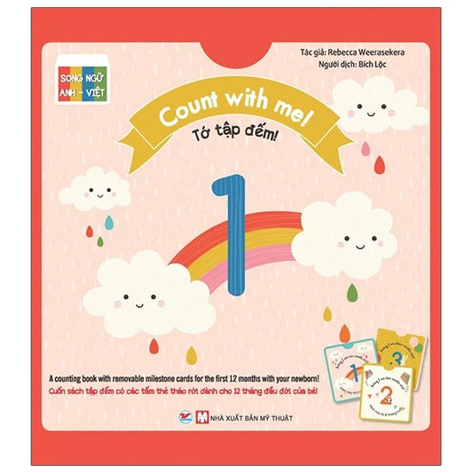 Count with me! Tớ tập đếm Bilingual Vietnamese-English book