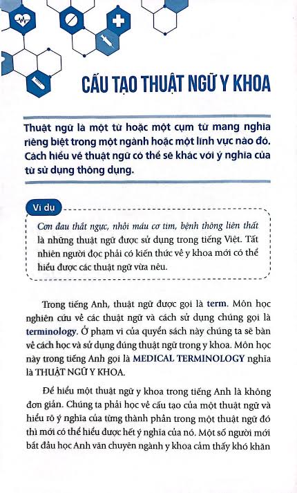 Thuật Ngữ Tiếng Anh Chuyên Ngành Y Khoa Cho Người Mới Bắt Đầu [Vietnamese-English Bilingual Medical term textbook]