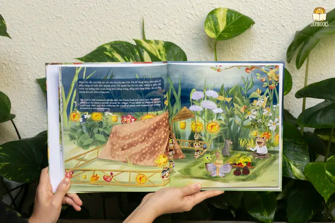 Treo đèn đón trăng lên [Sách song ngữ về Trung Thu] A bilingual Vietnamese English book about MidAutumn Festival