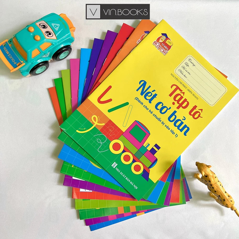 Bộ sách hành trang cho bé vào lớp 1| Vietnamese School Readiness Workbook Set (10 Books)