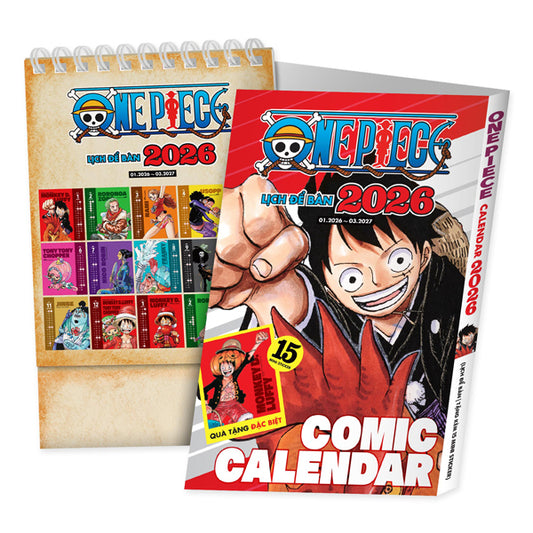 Lịch Để Bàn One Piece 2026