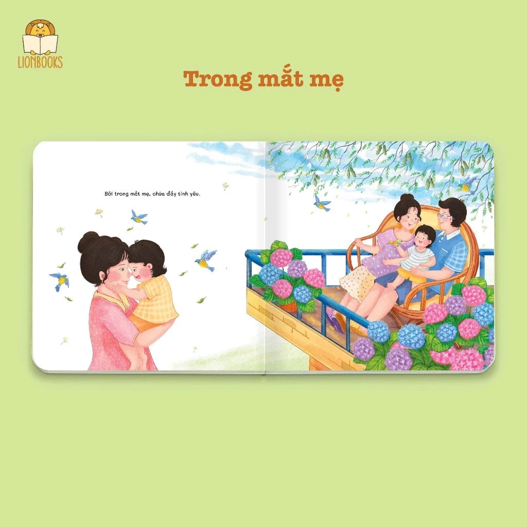 Một Nhà Hạnh Phúc | 4-Book Vietnamese Board Book Set for Ages 0–6 | Family-Themed Picture Books